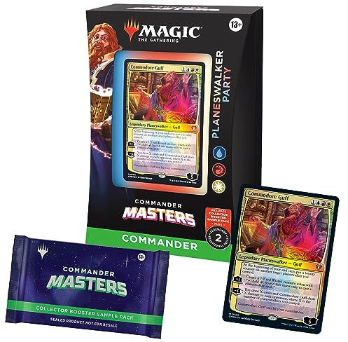 Magic: The Gathering Commander Masters Commander Deck - Planeswalker Party (2-Card Collector Booster Sample Pack - Englische Version)