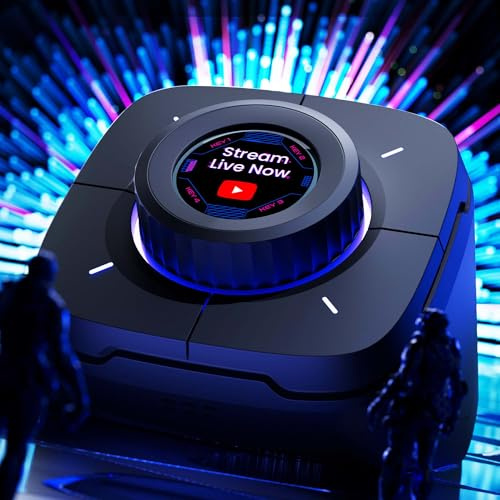 Cololight Stream Deck with RGB Light ColoPlay Programmable Gaming Keyboard, Performance Monitor PC Power Switch, Desktop Media Controller with Spotify, YouTube, Netflix