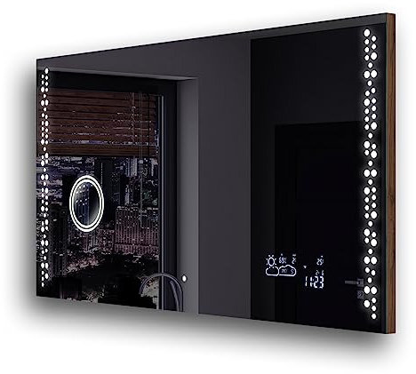 FORAM Badspiegel mit Beleuchtung - Led Spiegel Bad - 190x60 - Badezimmerspiegel Nach Maß - auf Individuelle Bestellung Gefertigt - Modernes Design - Ohne Rahmen