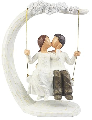 Hochzeitsgeschenk Geschenke für Frauen Männer Freund Freundin,Figurine Geschenk Freundin Hochzeitsgeschenke für Brautpaar Jahrestag Geschenk für ihn sie,Weihnachten Valentinstag Hochzeitstag Geschenk