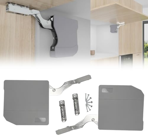 Evotrade Braccetto per Ante a Ribalta Verso Alto (LIFT SYSTEM) Sistemi per Sportelli Cucina Braccetti Per Sollevamento Sportelli Con Montaggio Senza Cerniere (Portata 3.9-4.8kg)