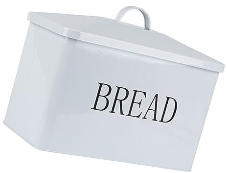 SOESFOUFU Metal Bread Box Portable Kitchen Storage Container Lid Retro Iron Bread Bin for Countertop Storage Organizer