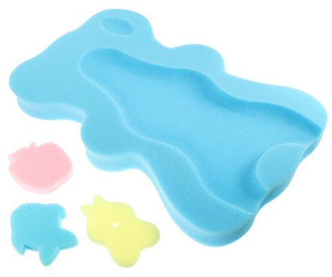 Amosfun rutschfeste Dicke Weiche Schwammauflage Für Badewanne Waschbecken Babybadewanne Unterstützung Für Kopf Nacken Rücken Schnell Trocknend Sicher Bequem