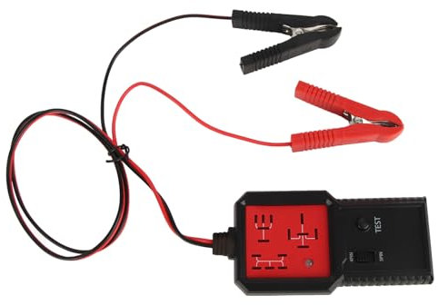 aqxreight Auto-Relaistester, Elektronischer Kfz-Relaistester, Einfach zu Bedienendes Diagnosegerät, Universell für Autobatterie