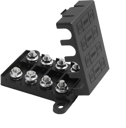 Hohe Stromstärke für Midi-Sicherungshalter, 4-Wege-Design, max. 200 A, für zuverlässige elektrische Systeme in verschiedenen Anwendungen