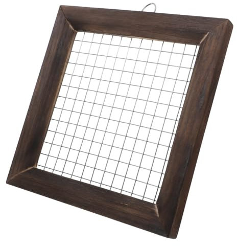 ifundom Holzrahmen Für Luftpflanzen Mit -mesh Wanddekor Für Kleine Räume Stabiler Pflanzenhalter Für Tillandsia Und Andere Aufsitzerpflanzen Einfache