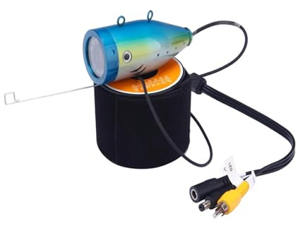OUHFCASN 15M 30M 50M Underwater Fishing Camera With Cable For Model WF01 Underwater for Sea, Lake, Boat, and Kayak Fishing(30M)