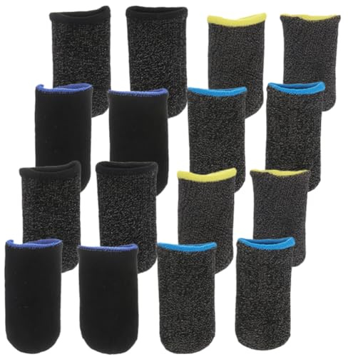 DECOMELODY 8 Protector de Dedos Ultrafino Antideslizante y Transpirable para Gaming Unidades Absorbe Sudor y Reduce Fricción Funda Flexible para Yemas de Dedos