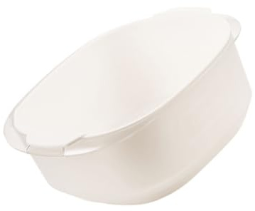 Homoyoyo Cesta Multifuncional para Escurrir Verduras y Frutas Doble Capa Drenaje Rápido Material PP y PET Color Blanco Leche para Uso Doméstico Cocina