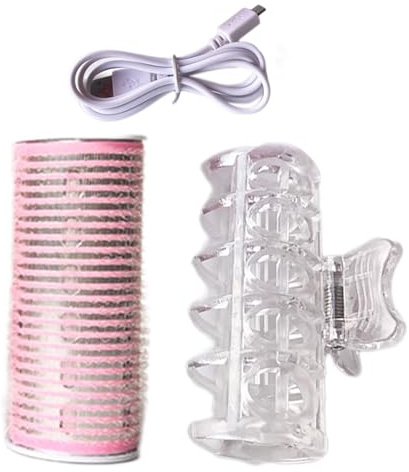 Bigoudis Rouleaux Chauds – Bigoudis thermiques auto-adhésifs portables | coiffure moderne | Chauffage USB, outil de vague naturelle, accessoire de coiffure pour un