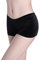 CrystalsRus Tanzshorts / Ballettshorts, Gymnastikshorts, Schwarz, Samt, glänzend, Kinder, Medium