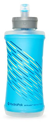 Hydrapak Skyflask Speed 500 mL Bleu Malibu : Flasque de running avec sangle à main, Compatible avec les sacs d'hydratation pour trail