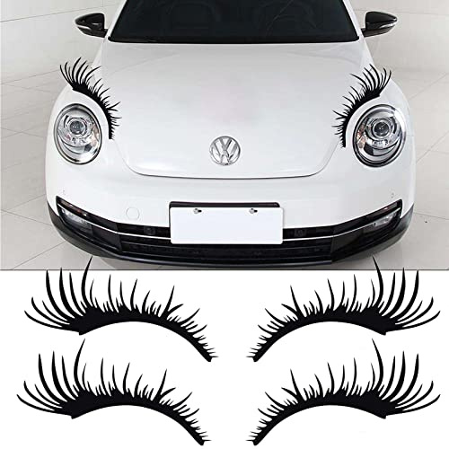 Cils Autocollants Pour Voiture - Décor Amovible De Pare-Chocs Et Carrosserie - Style Décoratif