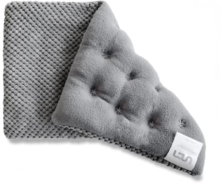 UNCN | Kirschkernkissen Mikrowelle Gross Natur Rücken Nacken Schulter | Unterleib Körnerkissen Wärmekissen Heizkissen Wärmegürtel | Baumwolle Abnehmbarer Bezug Kabellos 1000g 40 * 24cm