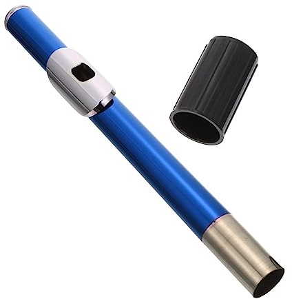 OFFSCH Metallflöte und Gratfreiem Design mit Glatter Oberfläche Kopfrohr aus Weißem Messing als Praktisches Flötenersatzteil Geeignet für Fortgeschrittene und Professionelle Spieler