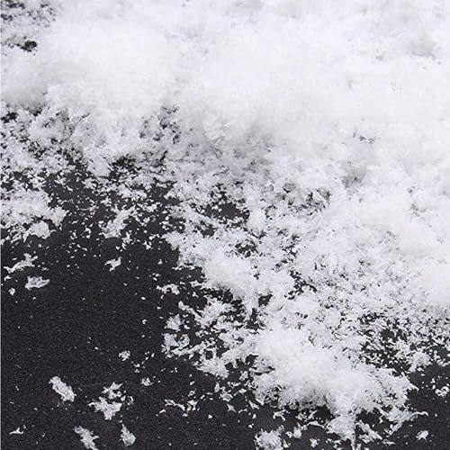 Kunstschnee zum Dekorieren Basteln 1L Eiskristalle Weihnachten Schneeflocken mit Glitzer zum bestäuben Kunstschnee