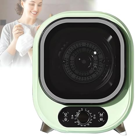 DPLXFPP Sèche-Linge À Condensateur Portable, Mini-Sèche-Linge Compact, Capacité Charge 0,8 Kg, Petit Sèche-Linge, Capacité De 5 Kg, Idéal pour Un Comptoir Ou Un Montage Mural,A