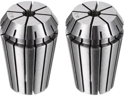 sourcing map 2 Pcs ER20 4mm Spring Collet Chuck High Precision 0.015mm for CNC Engraving Machine Lathe Milling Tool