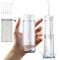 Bezvoi Reise Munddusche Kabellos Zahnreinigung: Oral Irrigator mit 5 Modi, 180ML Wassertank IPX7 Wasserdicht Elektrische Zahnreiniger, Wasser Zahnseide mit 6 Tipps für Reinigung Reisen nach Hause