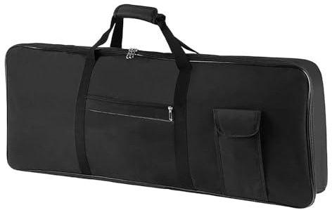 Hellery 76 Tasten Keyboardtasche, mit Griff, Verdickte Keyboardtasche, Schutzhülle für Elektronisches Klavier für Reisen Und Konzerte
