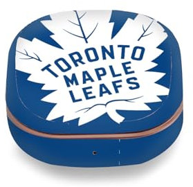 Head Case Designs Offizielle NHL Übergroß Toronto Maple Leafs Vinyl Haut Aufkleber Abziehbild Abdeckung kompatibel mit Buds Live/Buds Pro / Buds2