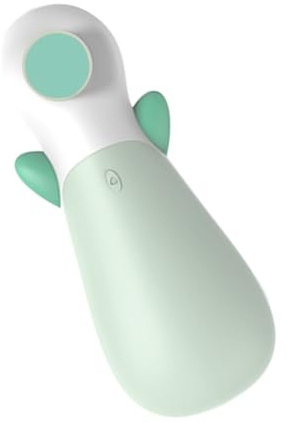 ANDRESLAD 1juego Cortaúñas Eléctrico Para Bebés Luz Led Kit De Manicura Seguro y De Usar Para Recién Nacidos y Mamás
