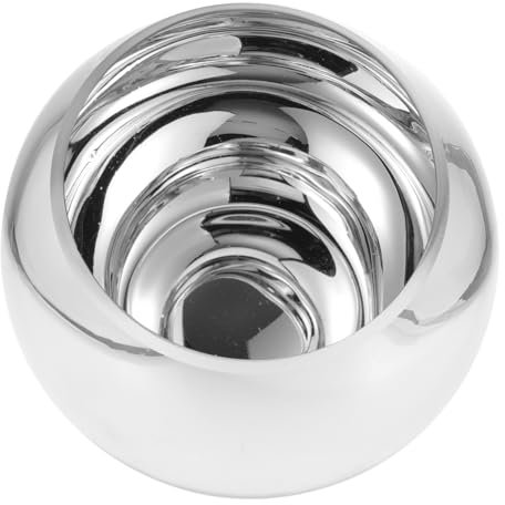 ULDIGI Moderner Goldfarbener Glas-blumentopf Kugelvase Für Wohnzimmer Büro Esszimmer Klare Runde Dekovase Für Frische Blumen Und Sukkulenten Eleganter Pflanzenübertopf Für Tisch Raumdeko