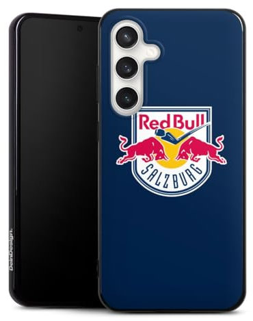 DeinDesign Silikon Hülle kompatibel mit Samsung Galaxy S24 FE 5G Case schwarz Handyhülle EC Red Bull Salzburg Offizielles Lizenzprodukt Eishockey