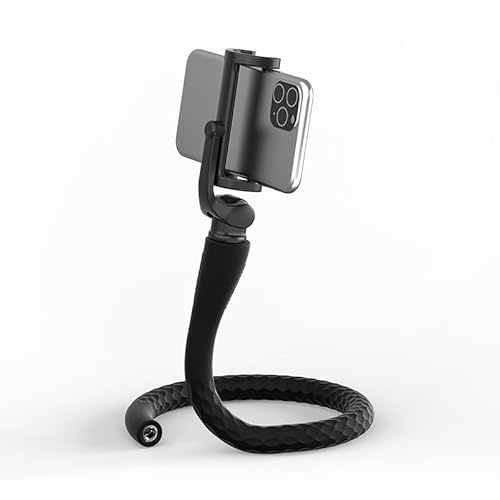 Flexible Mobile Phone Holder, Portable Travel Camera Phone Holder, Flexible Octopus Holder, Holder for Desktop, Travel Outdoor, Mobile Phone, Webcam and Gopro