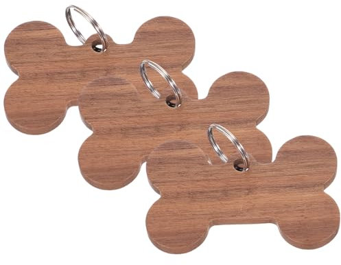 Toyvian 3stücke Gravierte Hundemarke Aus Personalisierte Haustier-id-tags Für Hunde Und Katzen Stabil Und Leicht Als Namensanhänger Oder Dekoration