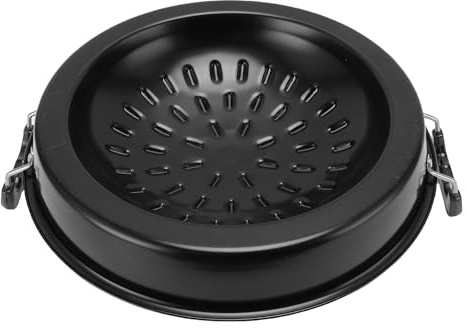 Thai BBQ Grill Pfanne Sogar Heizung Aluminium Heißtopf Grill Holzkohlepfanne für Kleine Bis Große Versammlung mit Kanister Gasherd (35 cm/13.78in schwarz)