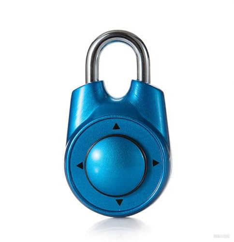Personnalisez ce dont vous avez besoin – Cadenas à combinaison directionnelle à cadran de vitesse – Cadenas personnalisable pour casiers scolaires et boîtes de rangement de salle de sport (bleu)