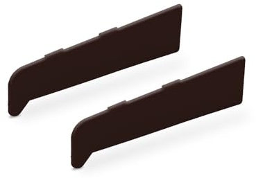150mm Profile 22 Window & Door Sill End Caps (10 Pairs) - Rosewood