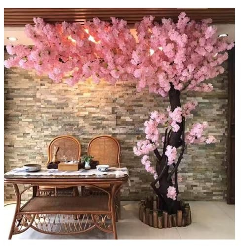 Grandi Piante Di Ciliegio In Fiore Alberi Di Ciliegio Artificiali, Albero Dei Desideri Artificiale Per Decorazioni Fai Da Te Interne/esterne Matrimonio Interno Ed Esterno(1.5x1.5m/4.9x4.9ft)