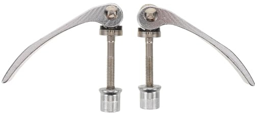 TOYANDONA 2pezzi Perno Sgancio Rapido per Bicicletta Morsetto Reggisella in Lega di Alluminio Parte di Ricambio per Bicicletta Spiedino Ruota Anteriore e Posteriore Adatto per Mountain Bike