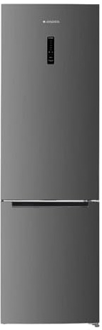 Aspes Frigorífico Combi Inox 2 Puertas. AC2602ENFDX, Capacidad 326 Litros, No Frost, Ventilación Estática, Nivel Sonoro 40 dB, Puerta Reversible, Apertura Tipo Uñero, Clasificación Energética E