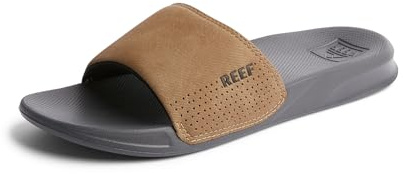 Reef One Slide, Men’s Flip Flops, Grey (Grey/TAN GTA), 12 UK (46 EU)