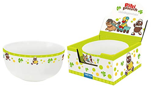 Trötsch Pittiplatsch Lieblingsschale grün: Aus Porzellan mit Geschenkverpackung (Unser Sandmännchen) (Geschirr)