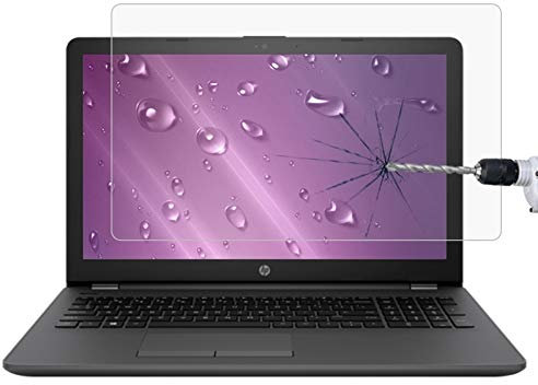 Cqu Laptop Screen Front Film Protect Cover HD Clear Transparent Tempered Glass Protective Film Screen Protector for HP 255 G6 Notebook PC (ENERGY STAR) 15.6 inch Netbook Portable Computer