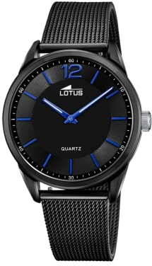 Lotus Herrenuhr 18736 2 Stahl 40 schwarz Quarz Original New