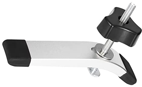 6-teiliges Metall Schnellspannset für Niederhalteklemmen Kit M8 Gewindestange für T-Nuten T-Schienen Holzbearbeitungswerkzeug(Set)