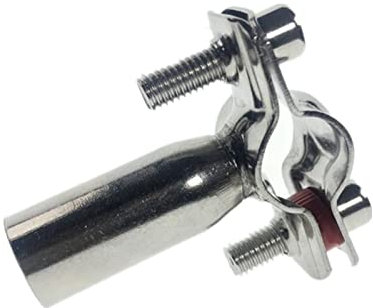 ACICS 1/2-4-1/4 Stainless Steel SS304 Bracket Pipe Fittings Ajustable Clamp Pipe Fixer (Color : 38-40MM)
