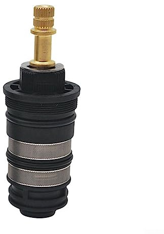 Robinet mitigeur à cartouche thermostatique, entièrement en cuivre, bobine thermostatique intelligente pour eau chaude et froide (B)