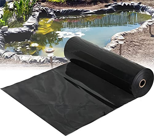 ELOMAS Teichfolie,HDPE Teichfolie für Außenteiche,Teichfolie für Fischteiche, Bachläufe, Brunnen und Gartenwasserfälle,5×5m