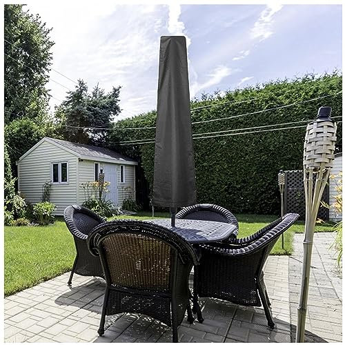 Funda Para Sombrilla Colgante,Funda Protectora Para Parasol Impermeable, Resistente Al Viento, Antirrayos , Resistente A La Rotura, Tela Oxford 210D, Extragrande,con Varilla Telescópica ( Tamaño : 190