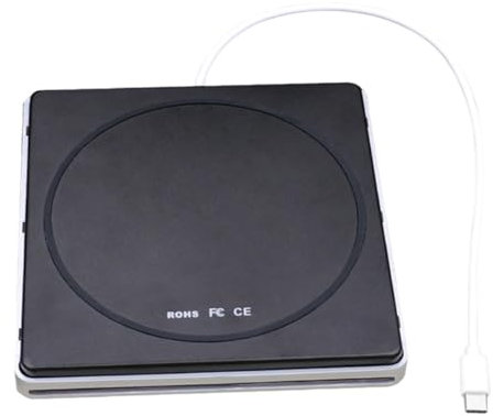 Gatuida Usb Burner Optical Drive for Laptop Desktop Slot in Load Dvd Drive Burner External Usb Type