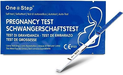 10 x Test de grossesse ultra-sensible One Step Blue Line I Test de grossesse précoce I Pregnancy Test I HCG Test I Détection Ultra Précoce I Sensibilité 10 mIU/ml