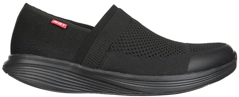 MBT NIWASI Slip ON Zapatillas de Deporte para Hombre sin Cordones. Deportivas Caminar Anatómicas y Cómodas. Calzado Fisiológico de Confort y Estabilidad con Suela Curva. Sneakers Modernas