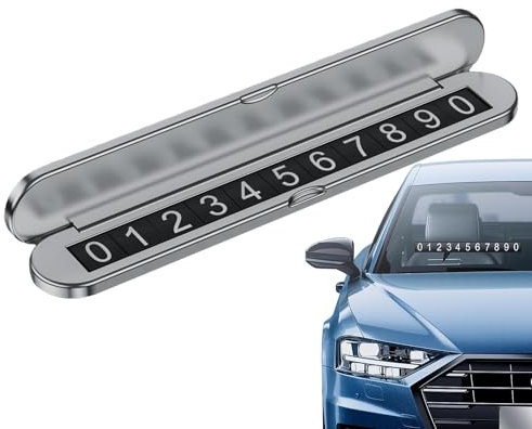 Karte der Telefonnummer des temporären Parkplatzes, temporäre Parkkarte 'Auto,Temporäre Parkausweis für das Parken - Telefon, Handynummern für Park