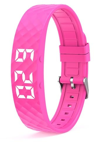 Digital Uhr Herren Damen Armbanduhr Schrittzähler ohne App und Handy Fitnessarmband Kalorien Digitaluhr Schlaftracker Fitnessuhr Fitness Tracker Junge Mädchen Wecker Wasserdicht